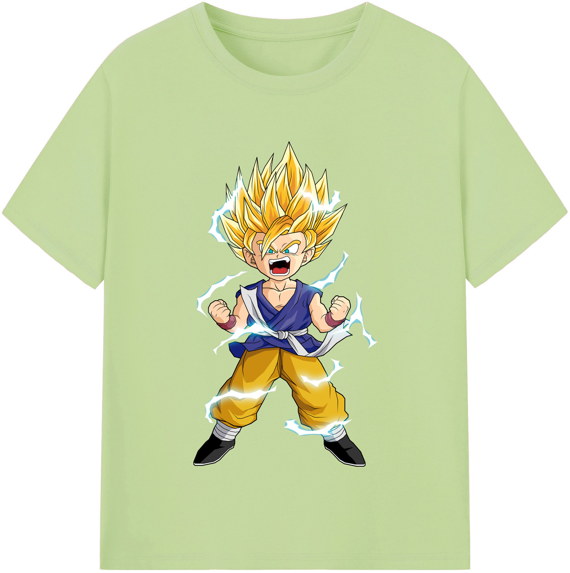 （画像用） ドラゴンボール 孫 悟飯（そんごはん）DRAGON BALL Son Gohan 綿100％半袖Tシャツ（フロントプリント）